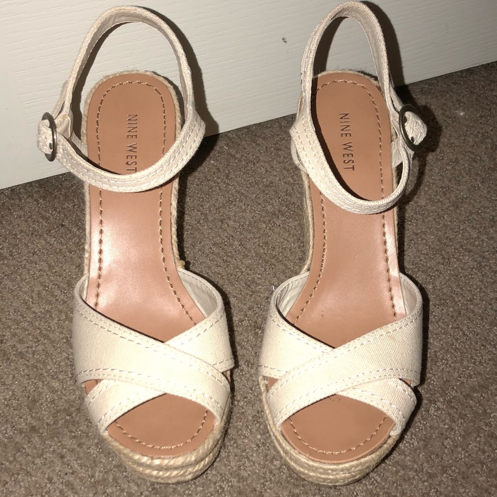 Nine West espadrille wedges